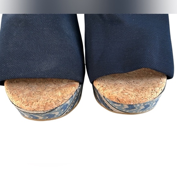 Lucky Brand Blue Marilyn Cork Wedge Sandal - Picture 6 of 12
